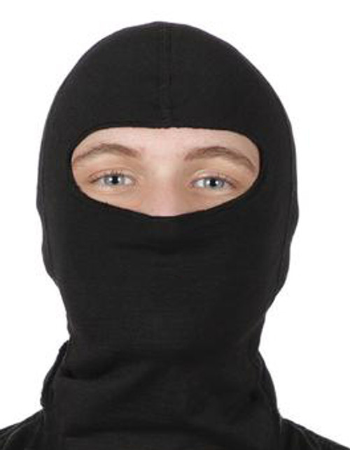 Simpson Carbonx Balaclava Black SFI 3.3 Single Eye