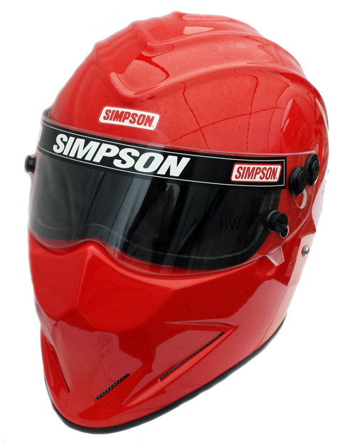 Simpson Diamondback Helmet Snell sa2020 Red 59 cm Large
