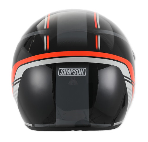 Simpson M30 Helmet Gloss Black Orange TR859