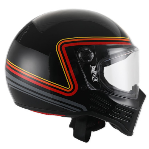 Simpson M30 Helmet Gloss Black TR860