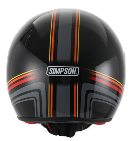 Simpson M30 Helmet Gloss Black TR860