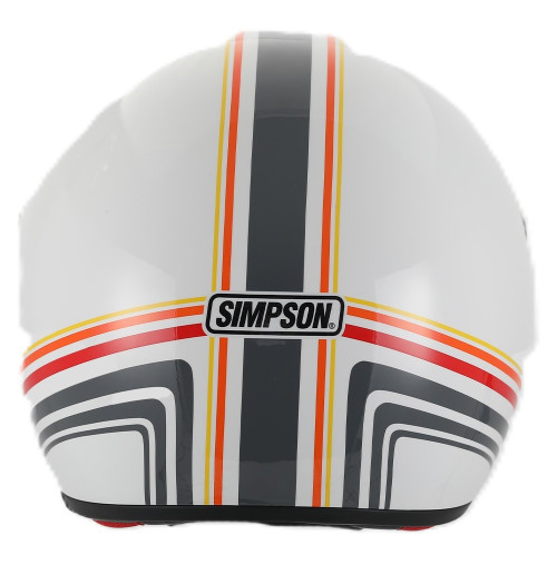 Simpson M30 Helmet Gloss White TR860