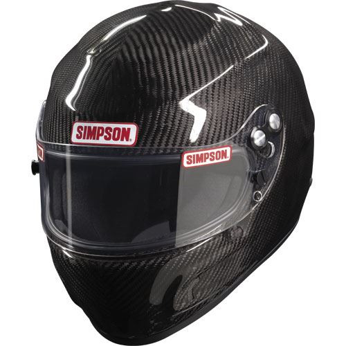Simpson Carbon Devil Ray Helmet Snell 