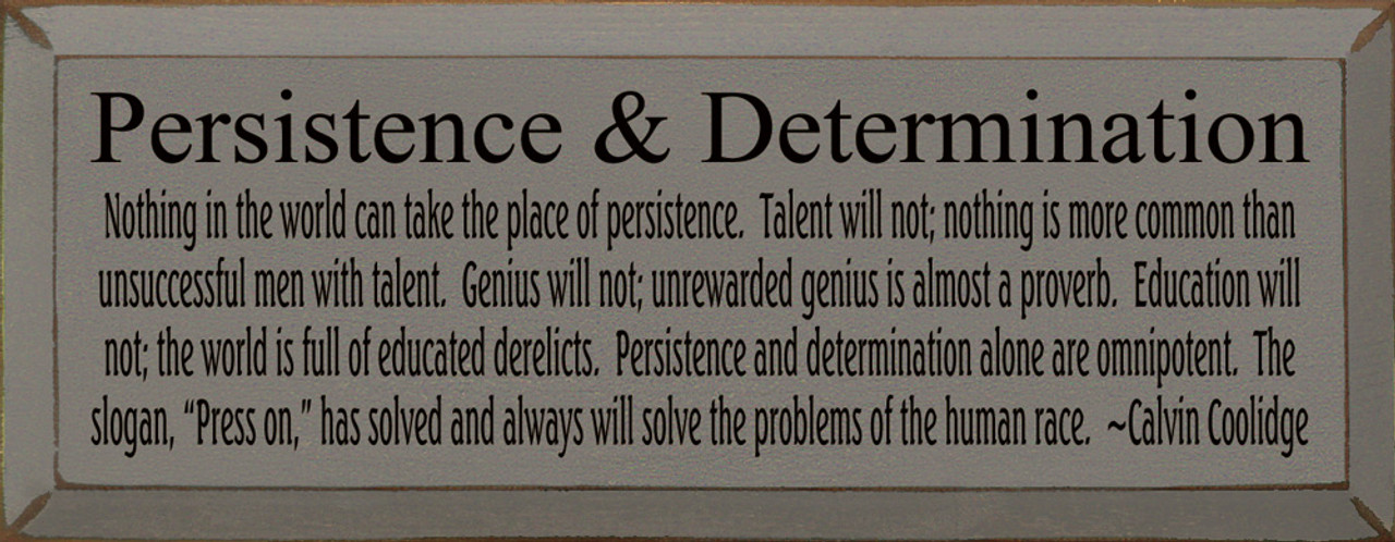 persistence calvin coolidge