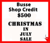 2026 Christmas in July Shop Credit $500 For $450, Save $50.00 a 10% discount