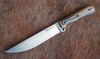 Limited Edition Mess Tent Steak Knife, Tiger Hide Handle, INFI XC Steel