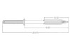 Scrap Yard Boar Spear,  AEB-L Stainless Steel, Coated, Stonewashed Comp Finish