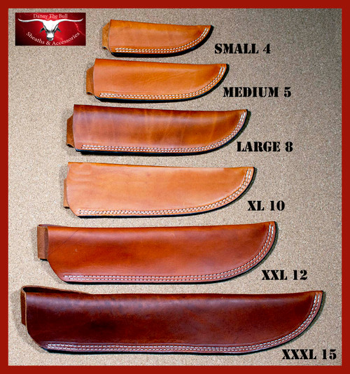 #4 Danny The Bull Sheath, Fits 3.5” - 4.25” blades,  #4 Danny The Bull Sheath, Fits 3.5” - 4.25” blades,