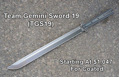 Team Gemini Sword 19, Coated, Stonewashed, or Comp Finish - BUSSE