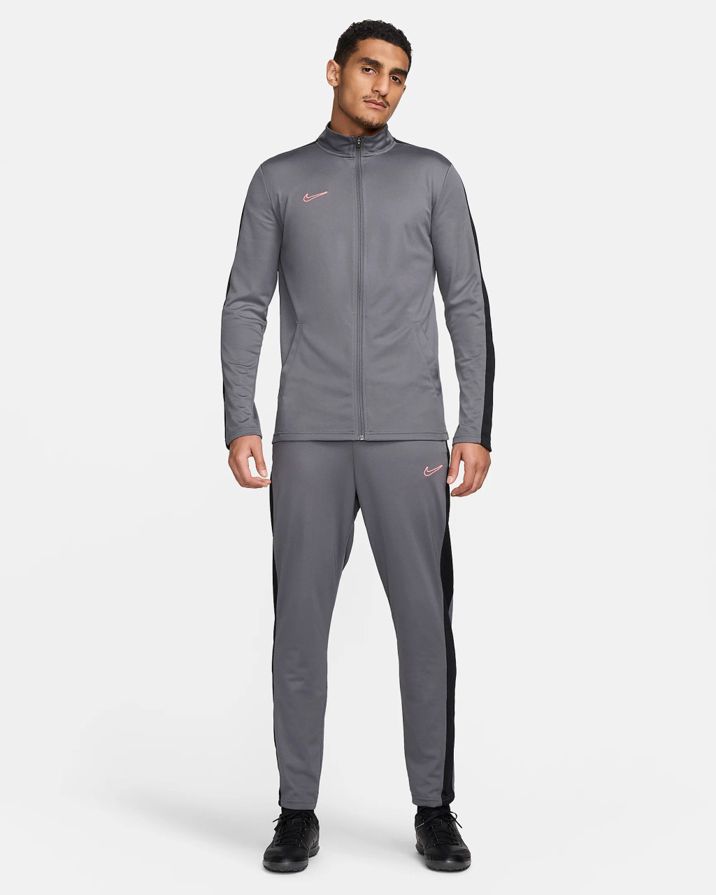 Nike Academy Men's Dri-FIT Soccer Tracksuit Grey