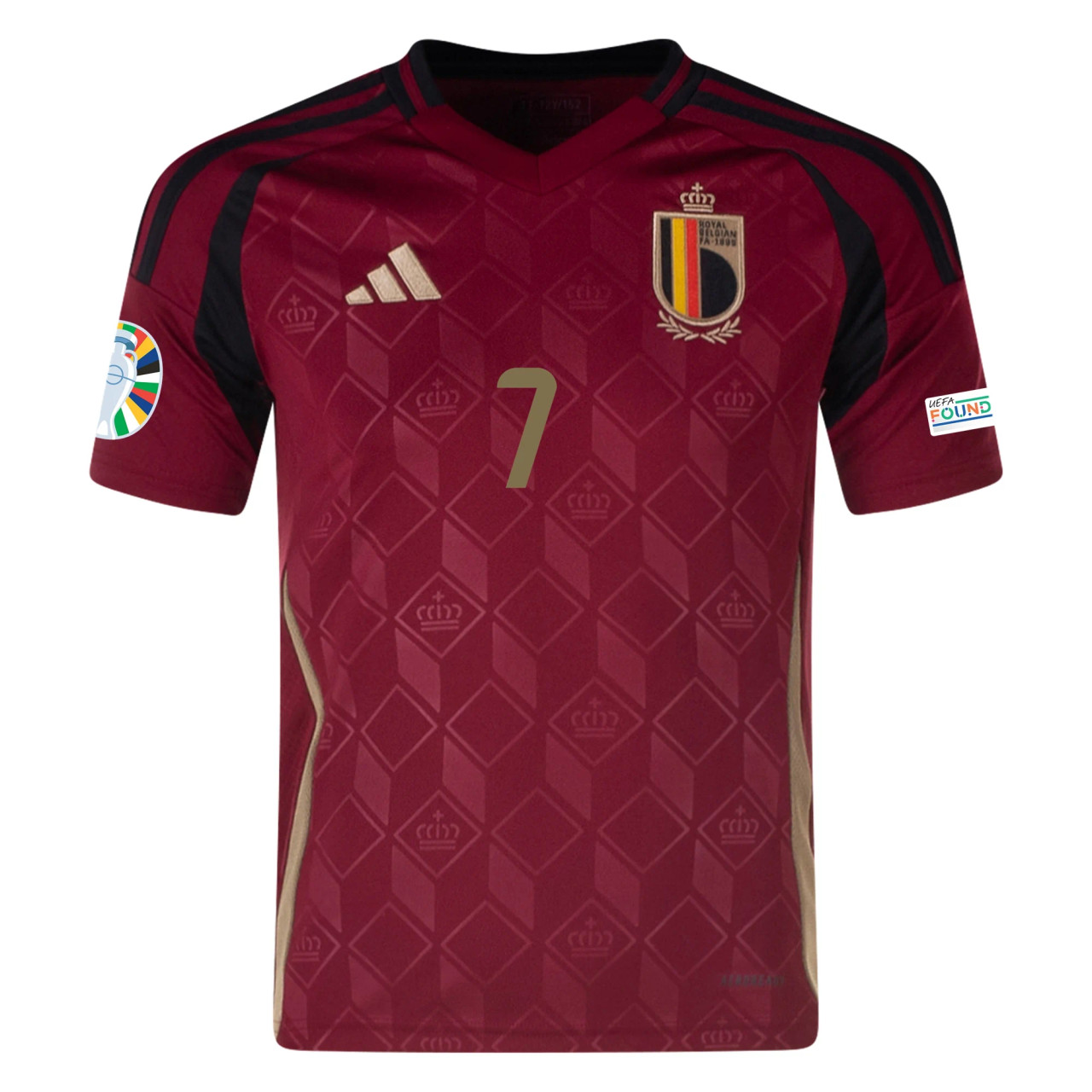 Adidas Belgium Euro 2024 De Bruyne Home Jersey