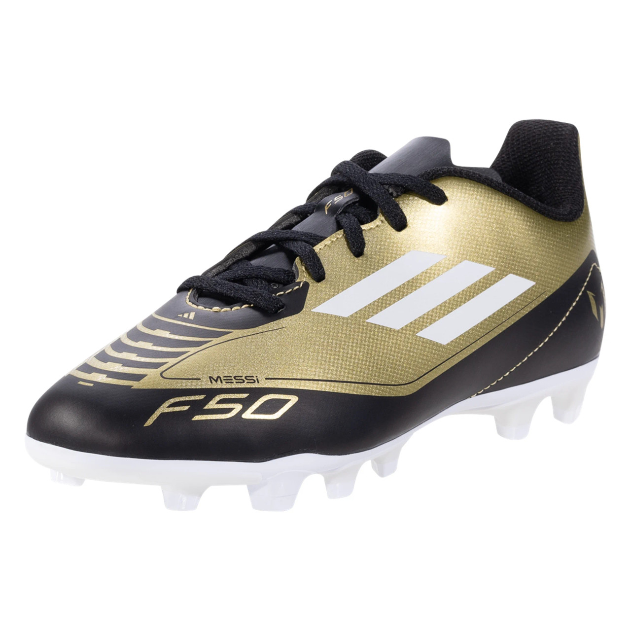 adidas F50 メッシモデル ゴールド/ブラック Adidas F50 Club Messi FxG unior FXG Gold Black