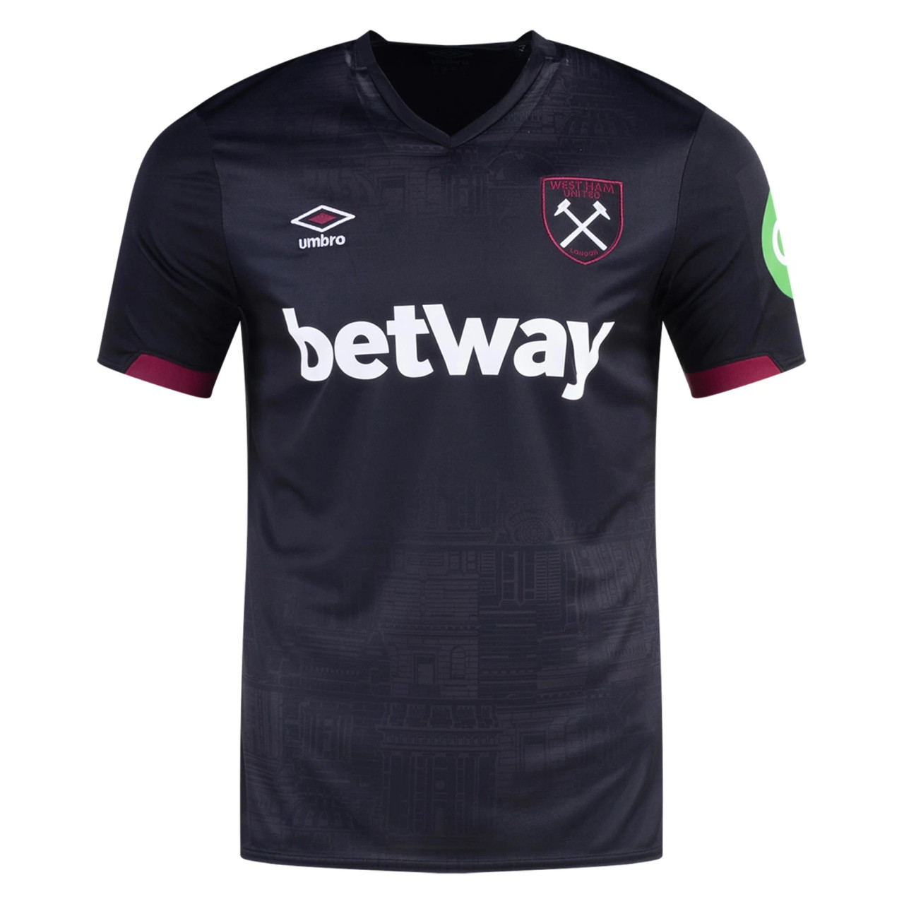 Umbro West Ham United 24/25 Away Jersey Black