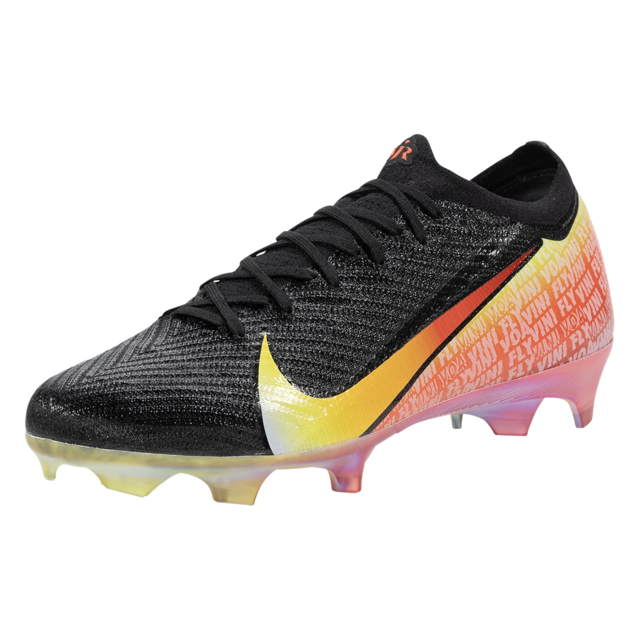 Nike Zm Vapor 16 VJR Elite FG Black/ Yellow/Green /Soar/ Crimson