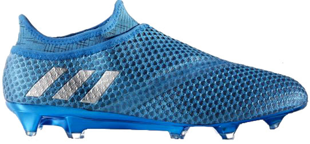 ADIDAS MESSI 16 PUREAGILITY men's firm soccer cleats blue - Soccer Plus