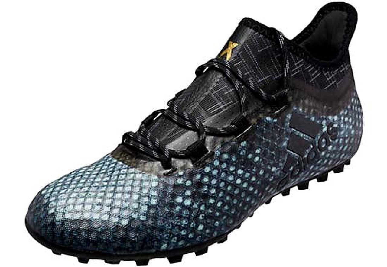 ADIDAS X 16.1 CAGE men's turf soccer shoes vapor green/black - Soccer Plus