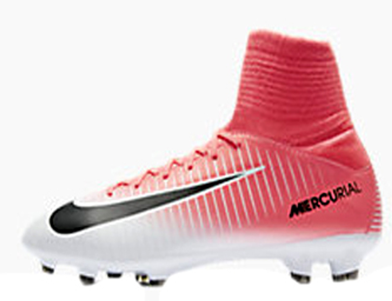 mercurial superfly v fg soccer cleats pink white blue