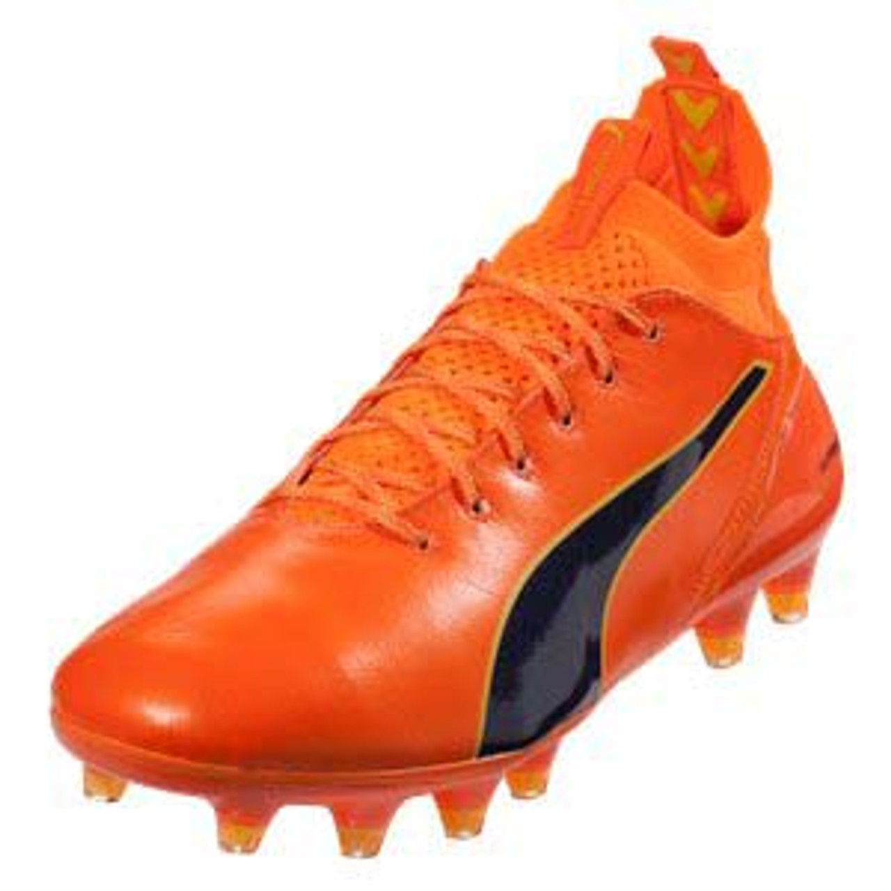 orange soccer cleats