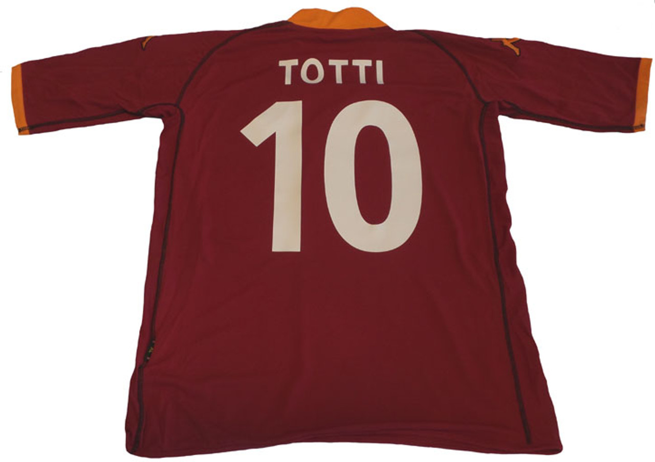 totti jersey number