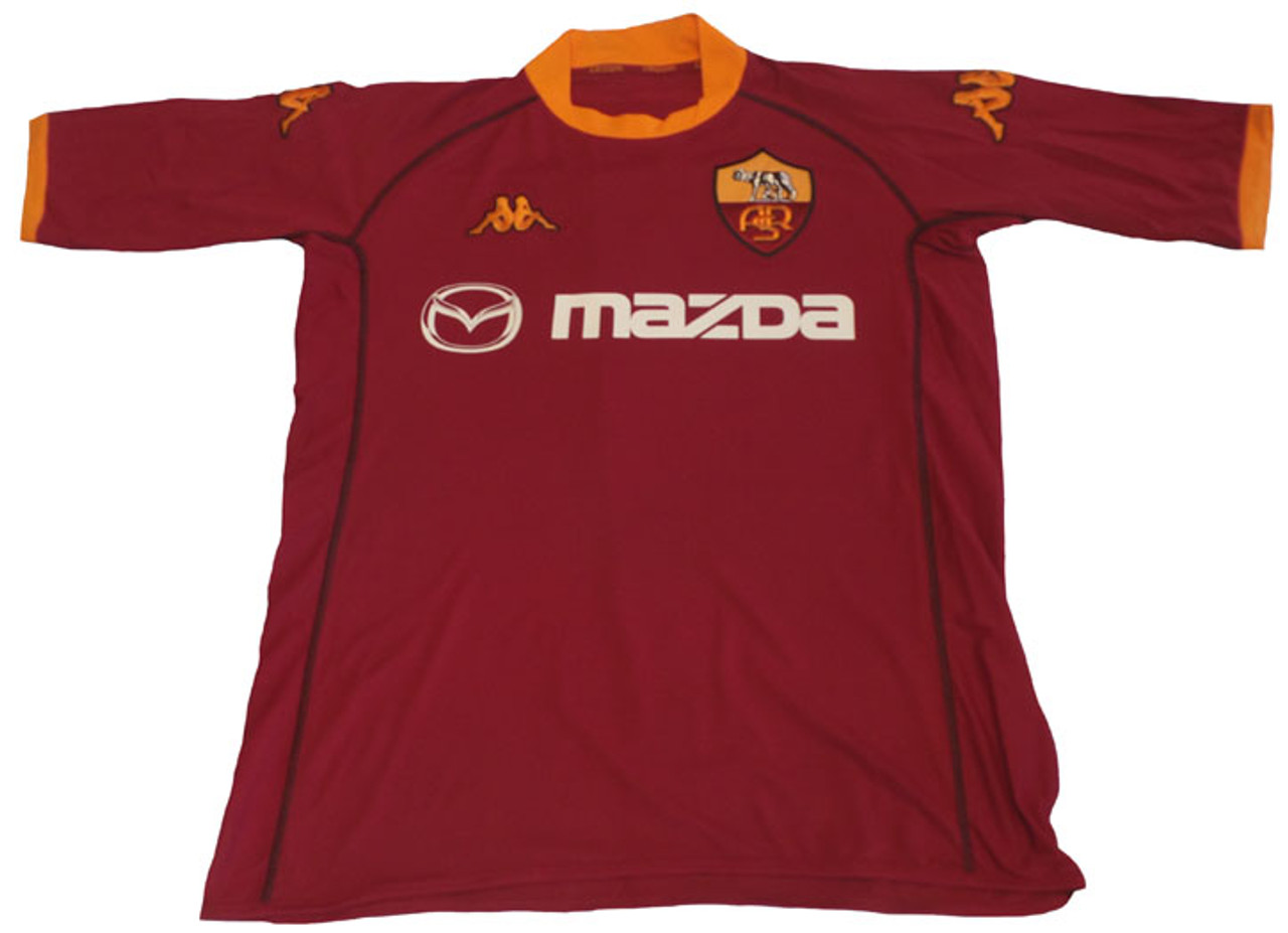 ROMA 2003 `TOTTI` HOME JERSEY Maroon - Soccer Plus