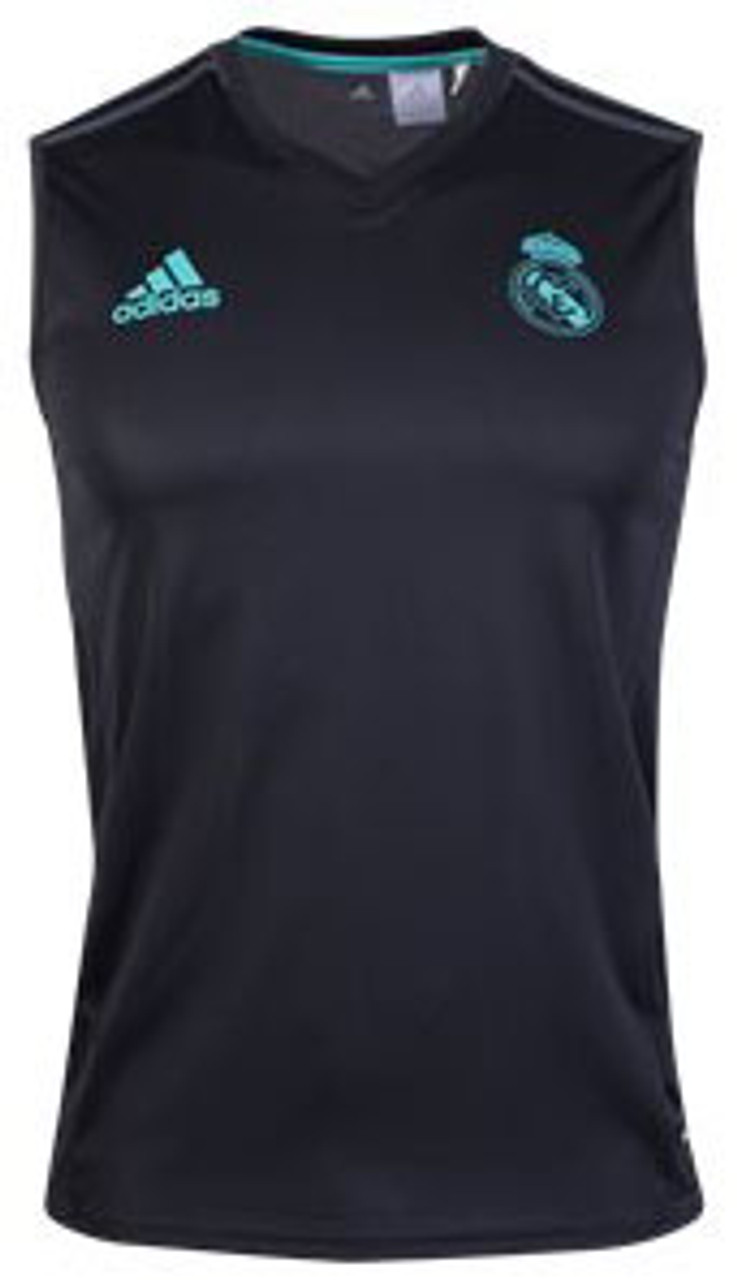 real madrid training jersey sleeveless