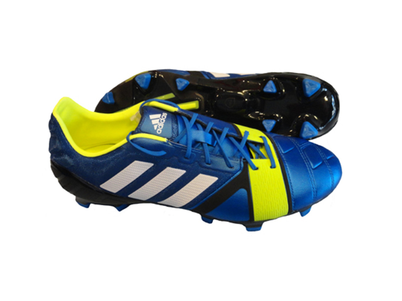 ADIDAS NITROCHARGE 1.0 TRX FGBLUE/YELLOW - Soccer Plus