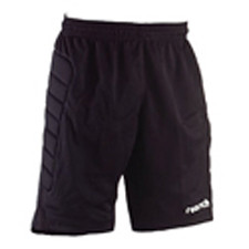 REUSCH 1722001 Cotton Bowl Short - Black With Hip Padding, Mesh Sides - View #5