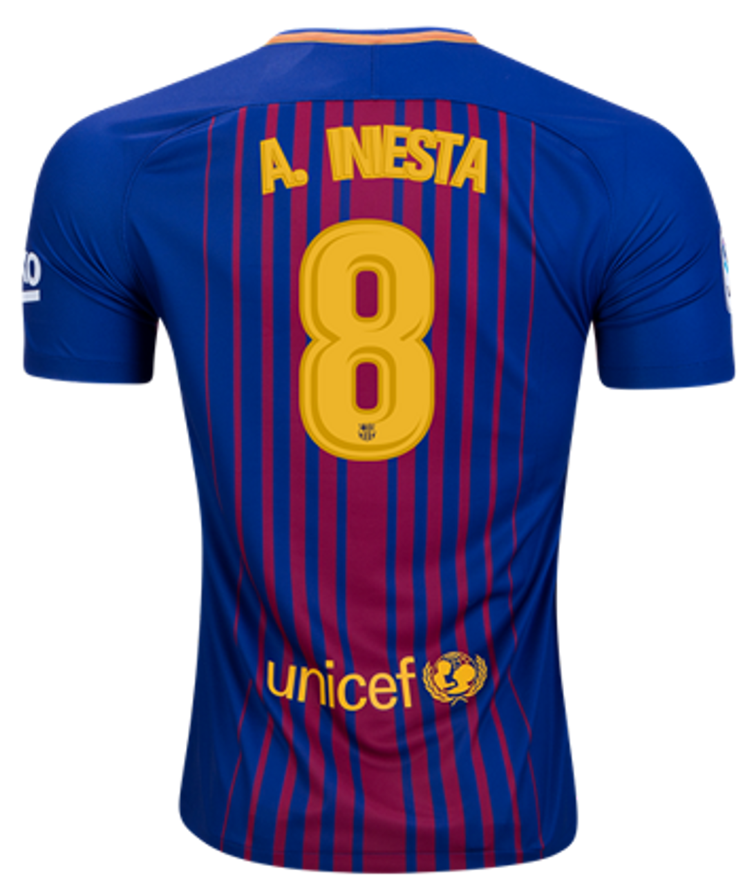 iniesta jersey number