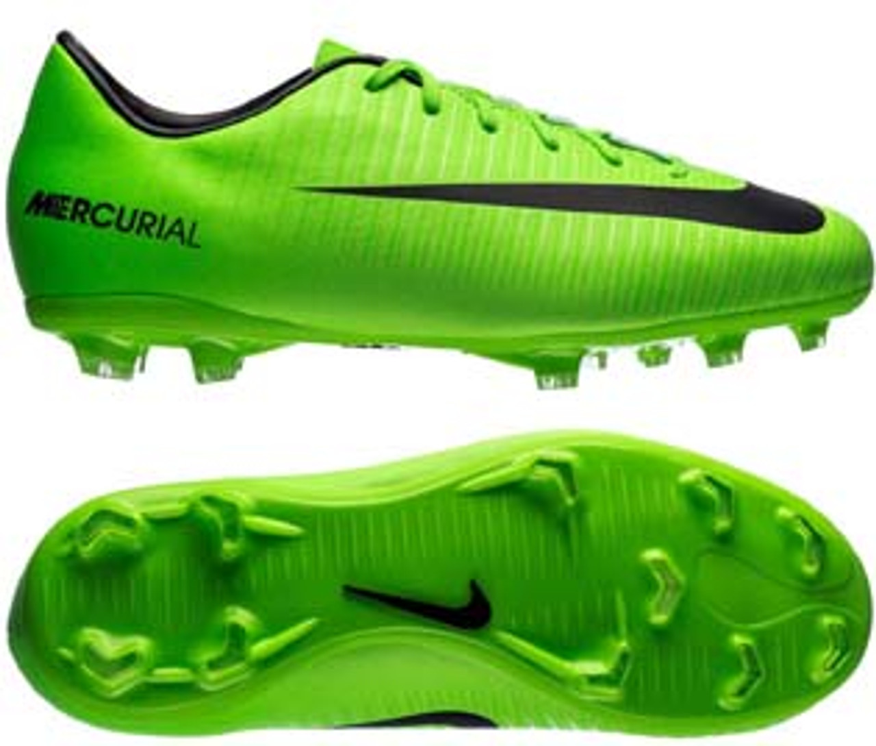 NIKE MERCURIAL VICTORY VI FG electric green - Soccer Plus