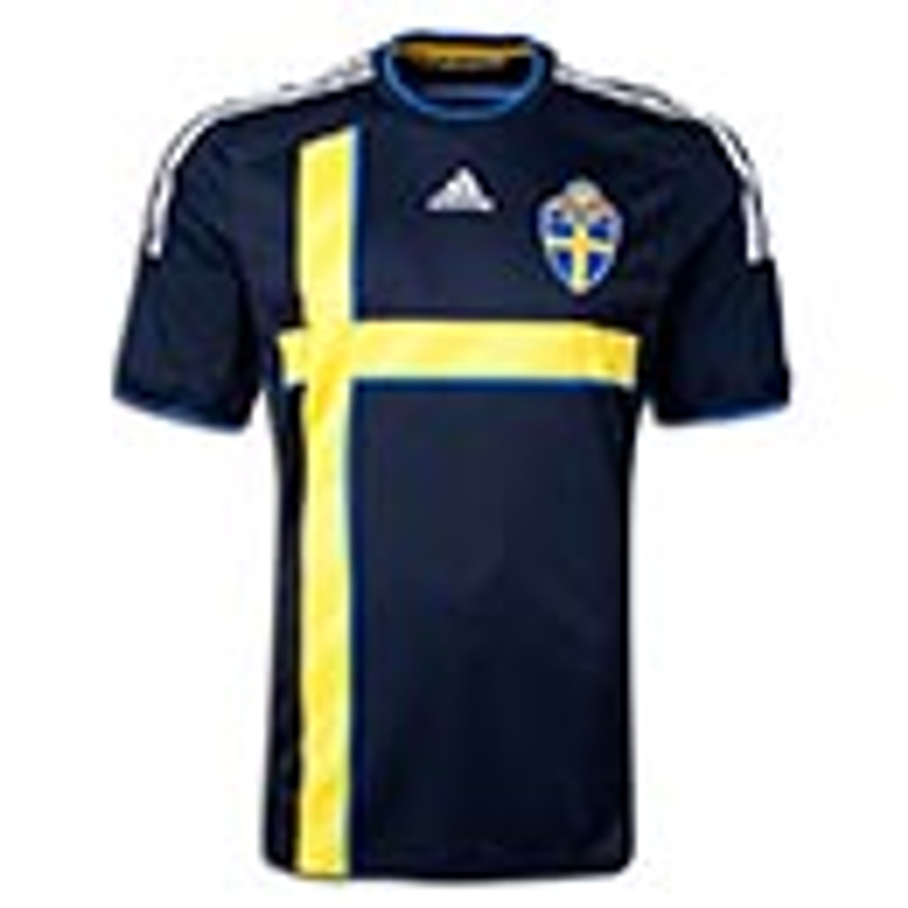 ADIDAS SWEDEN 2014 AWAY JERSEY BLUE 