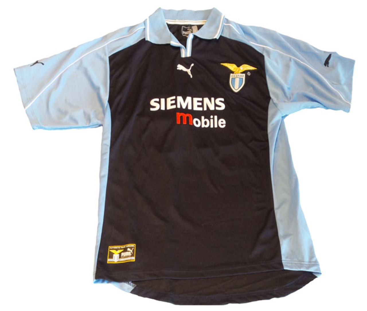 PUMA LAZIO 2002 EURO CRESPO JERSEY BLACK Soccer Plus