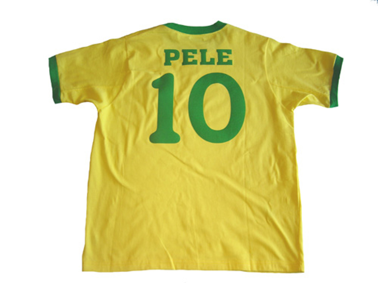 BRAZIL 1970 RETRO `PELE` JERSEY 