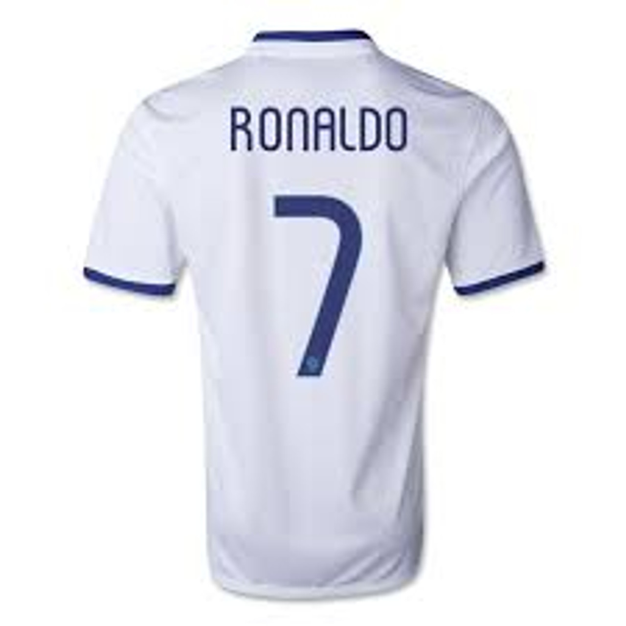 white ronaldo jersey