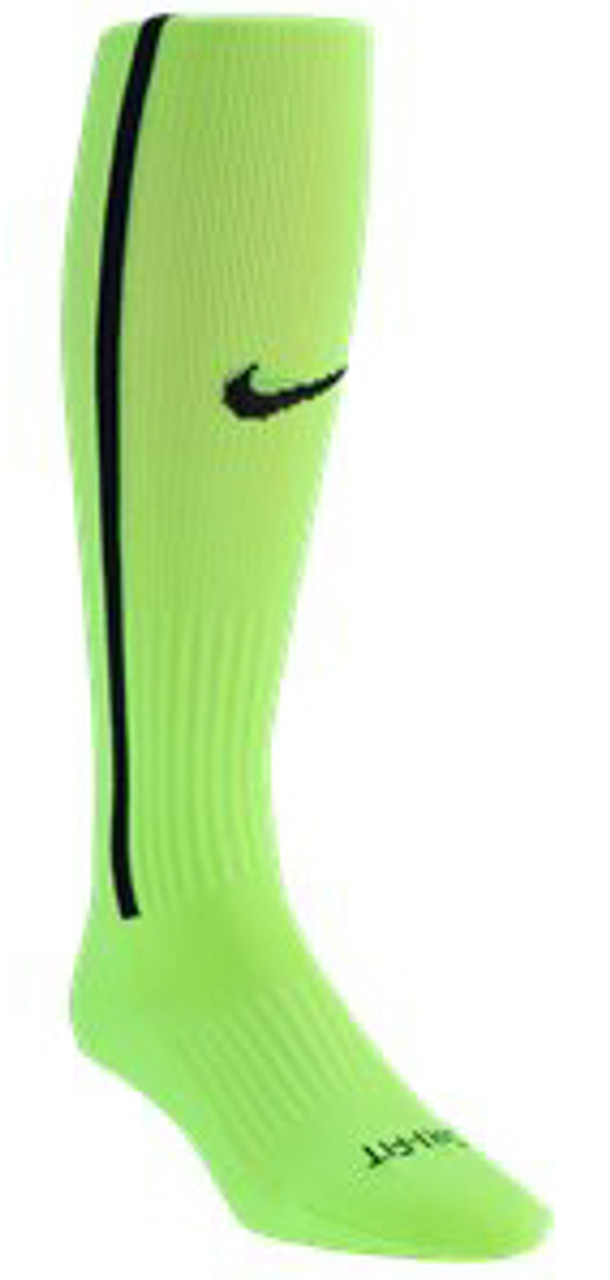 nike neon green soccer socks