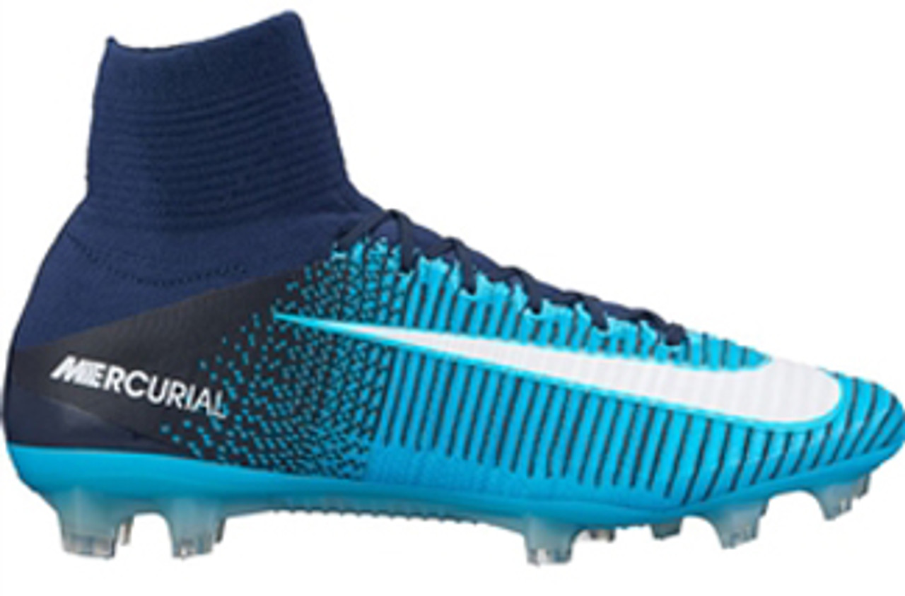 NIKE MERCURIAL SUPERFLY V FG Thunder Blue/Glacier Blue - Soccer Plus