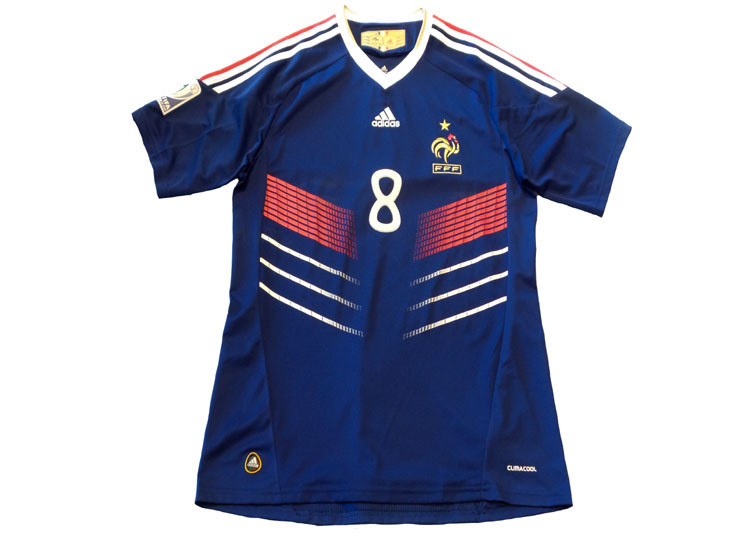 アディダスサッカー2010 w杯フランス代表ホームユニフォームブルー