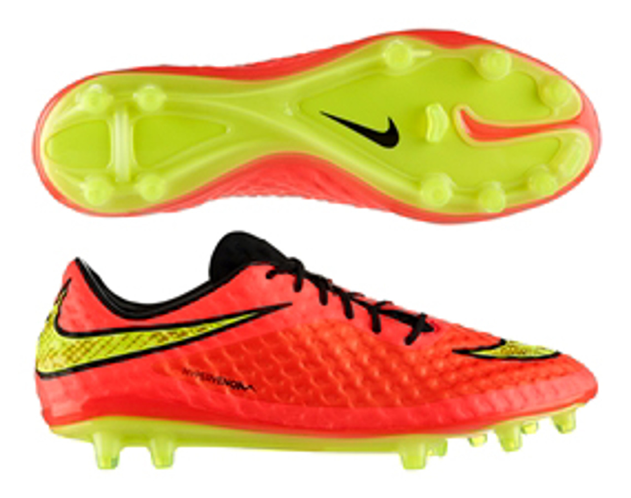 NIKE HYPERVENOM PHANTOM FG crimson/volt 