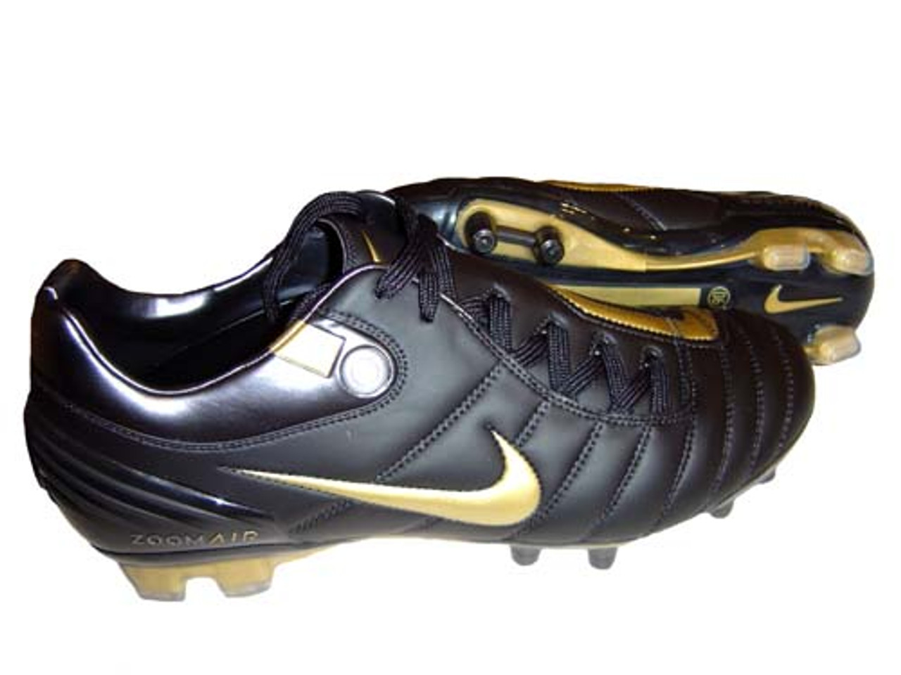 NIKE AIR ZOOM TOTAL 90 SUPREMACY BLACK/GOLD - Soccer Plus