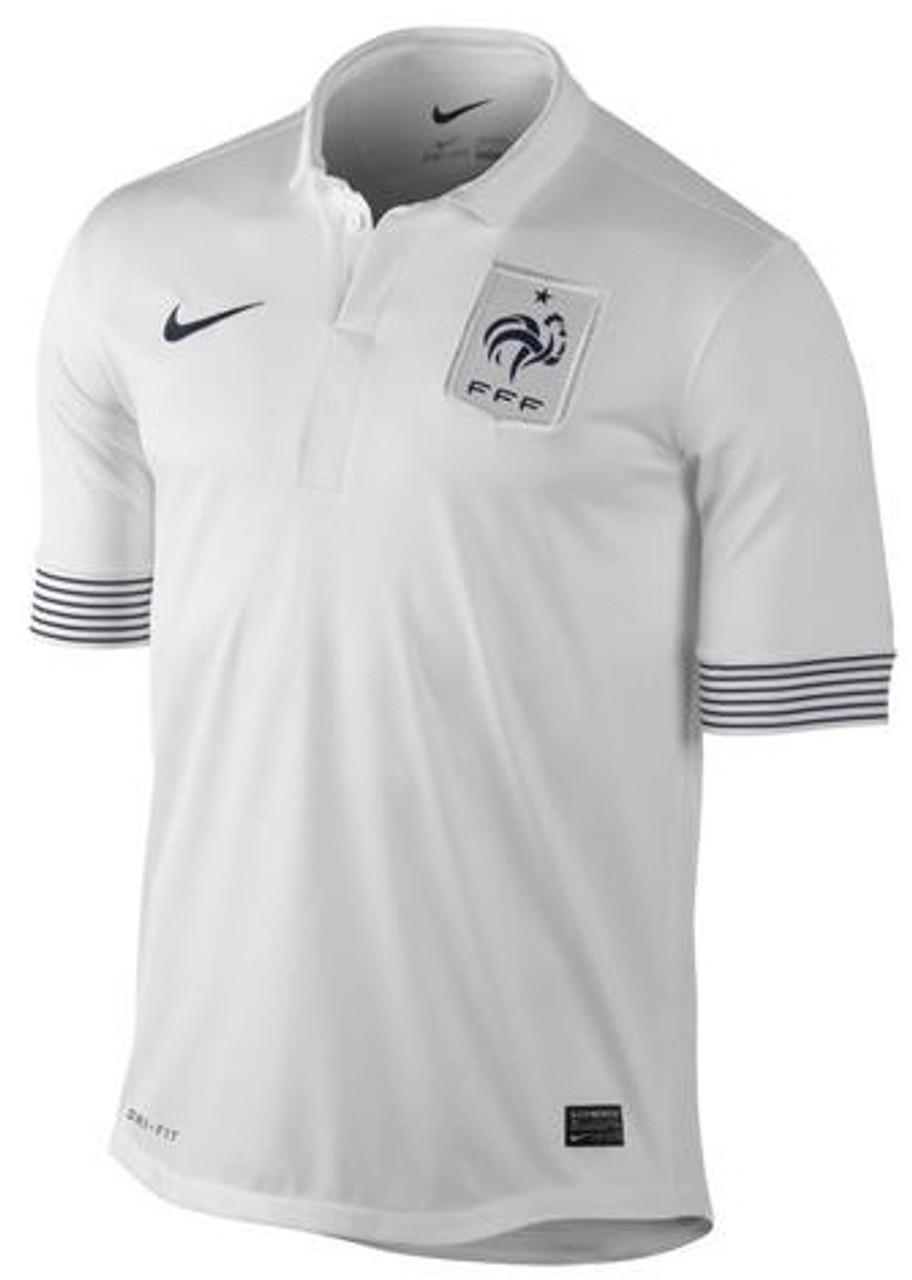 NIKE FRANCE 2012 AWAY JERSEY WHITE 