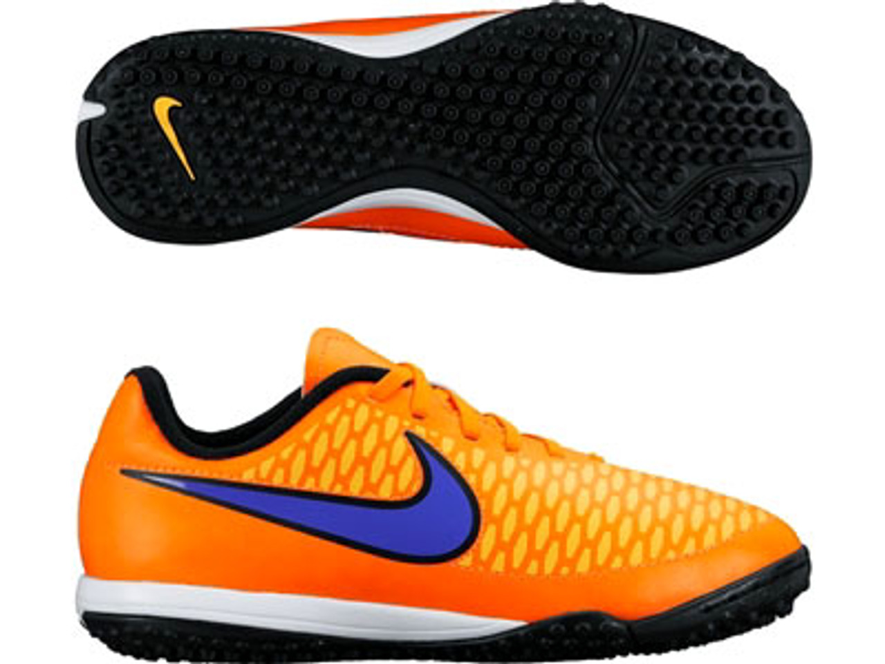 orange turf shoes