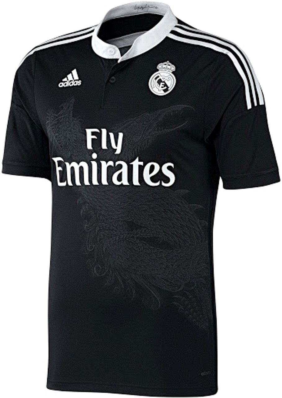 black real madrid jersey