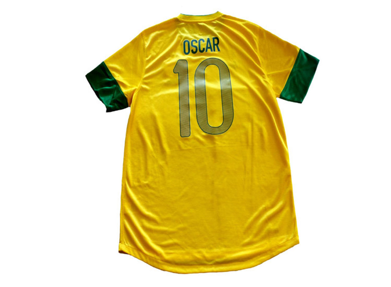 NIKE BRAZIL 2012 HOME `OSCAR` JERSEY - Soccer Plus