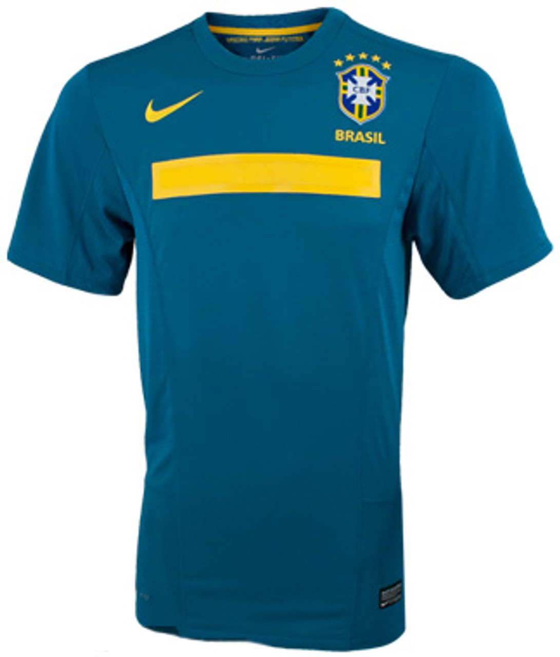 NIKE BRAZIL 2011 AWAY JERSEY TURQUOZE - Soccer Plus