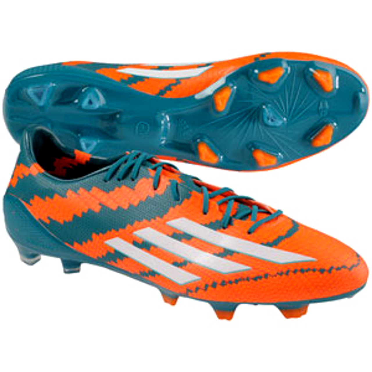 ADIDAS MESSI 10.1 FG POWER TEAL/WHITE/ORANGE - Soccer Plus