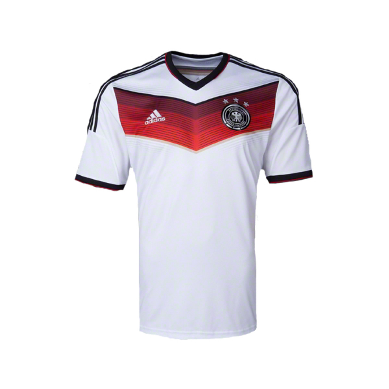 Germany No4 Ginter White Home Long Sleeves Soccer Country Jersey