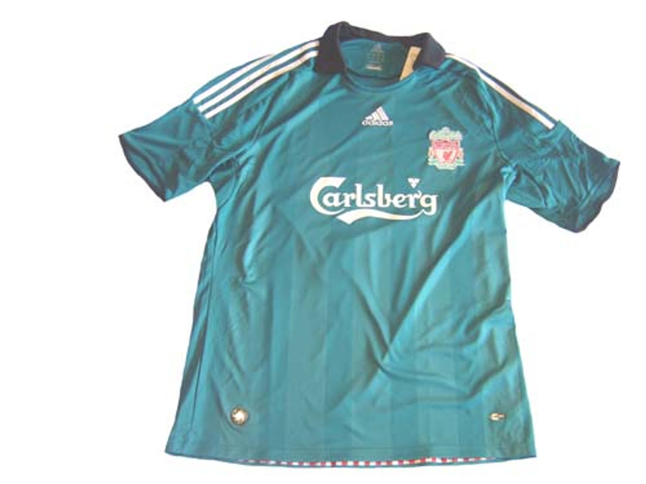 ADIDAS LIVERPOOL 2009 3RD GREEN JERSEY Soccer