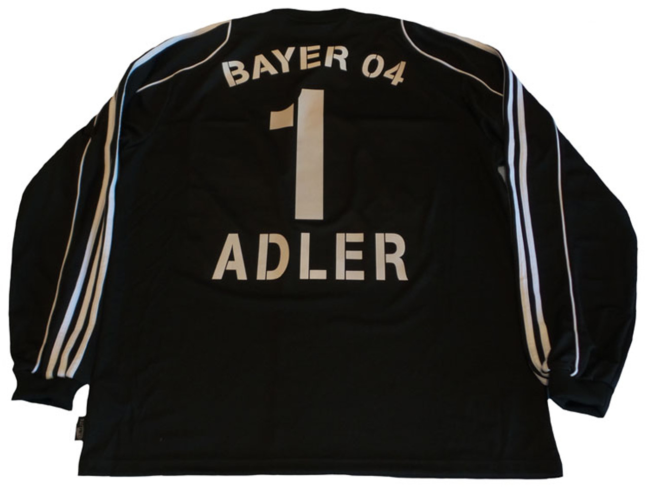 【珍品】adidas Bayer Leverkusen サッカーシャツ L ADIDAS BAYER LEVERKUSEN 2009 `ADLER` JERSEY BLACK - Soccer Plus
