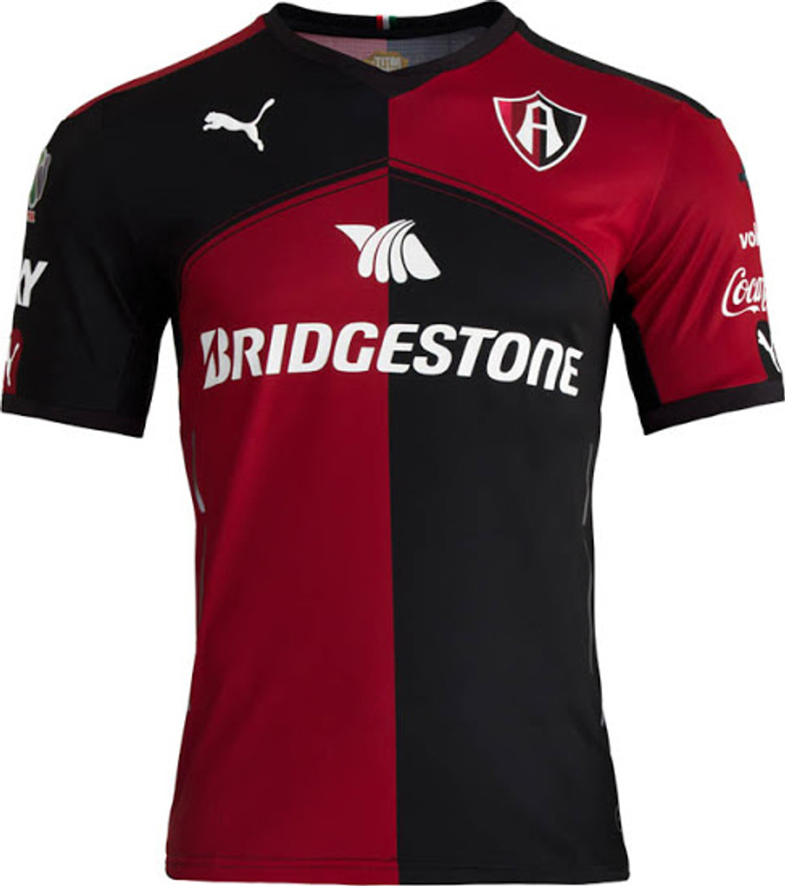 red and black soccer jersey team