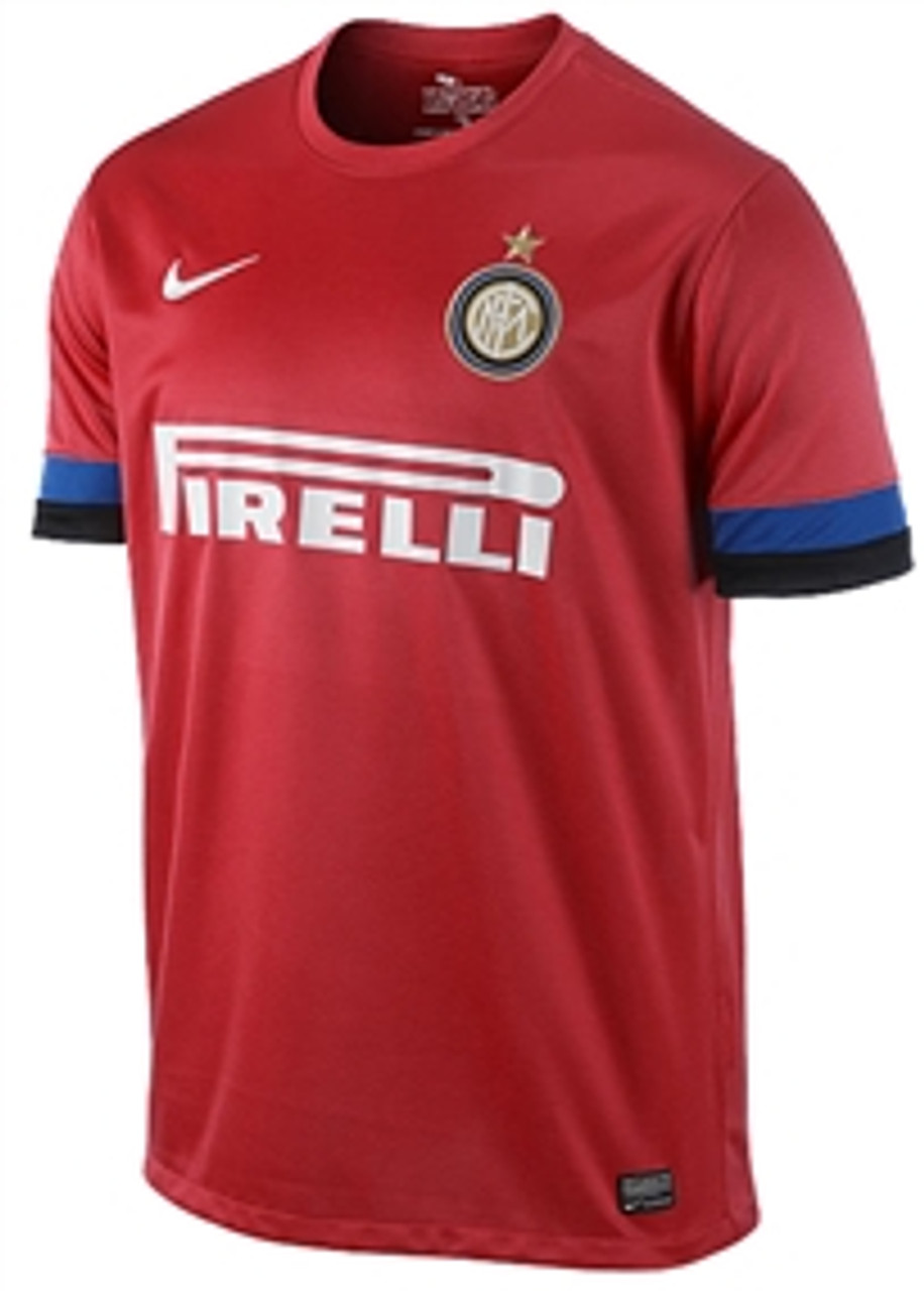 NIKE INTER MILAN 2013 AWAY JERSEY RED 