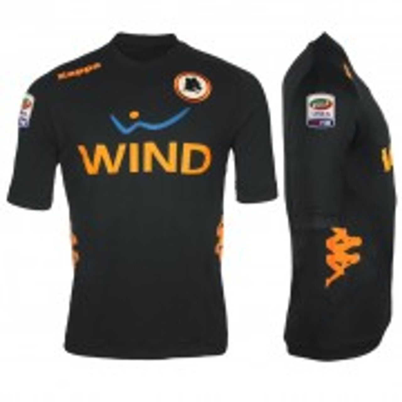 as roma black jersey